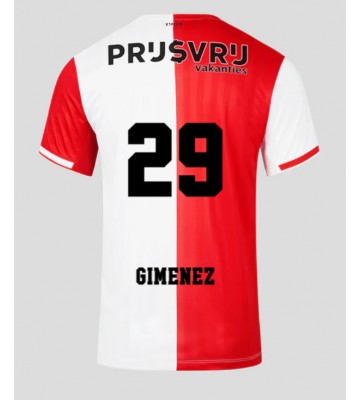 Feyenoord Santiago Gimenez #29 Hjemmebanetrøje 2023-24 Kort ærmer